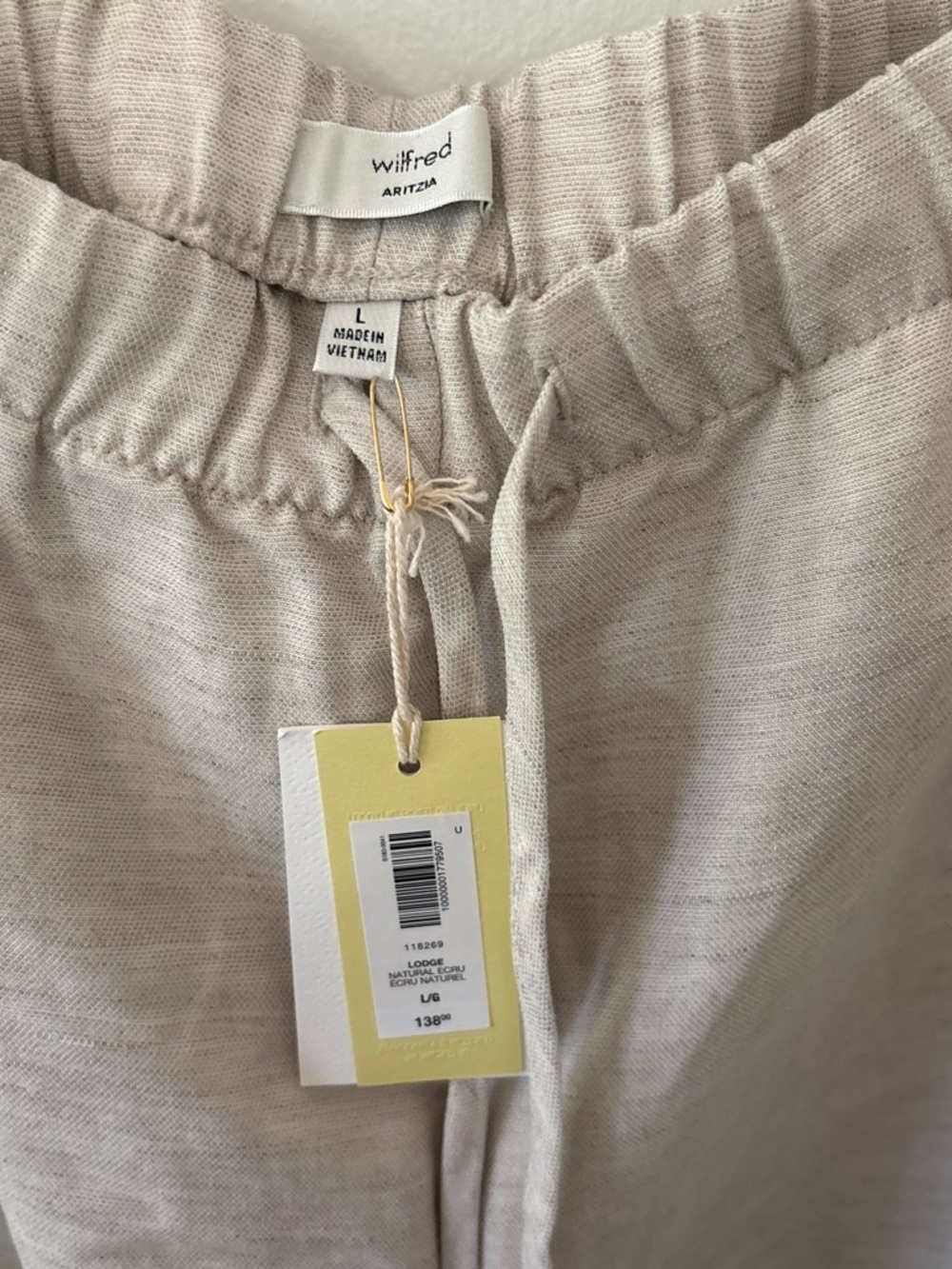 Aritzia lodge pant in cruise linen - Picture 4 of 4